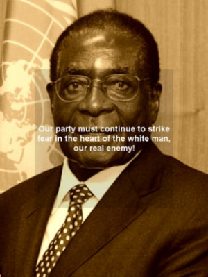 Robert Mugabe Quotes Hitler Clinic