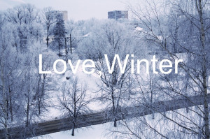 Winter Tumblr Quotes Love winter