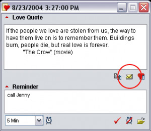 ... quote will be automatically inserted into the message field of a new e