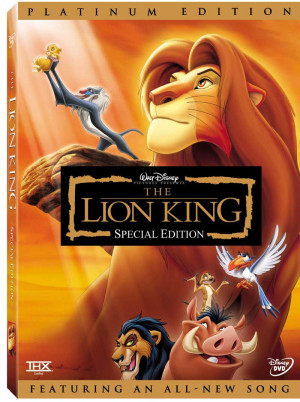 DVD Cover for The Lion King