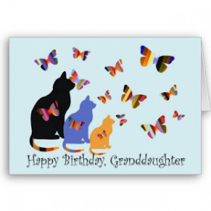 We love cats and your Aunt loves butterflies so here’s a Birthday ...