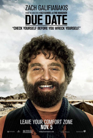 Due Date Movie Posters and Trailer - Colored with Comedy