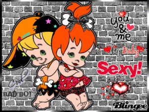 This Quot Bam Pebbles Picture Was Created Using The Blingee Free