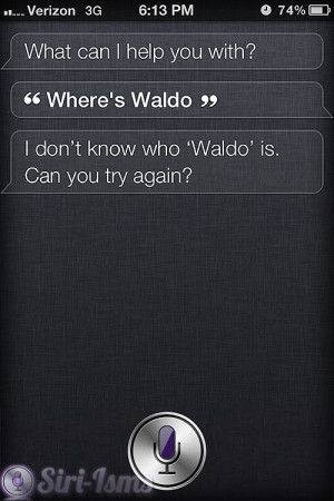 Wheres Waldo Funny Siri Sayings picture