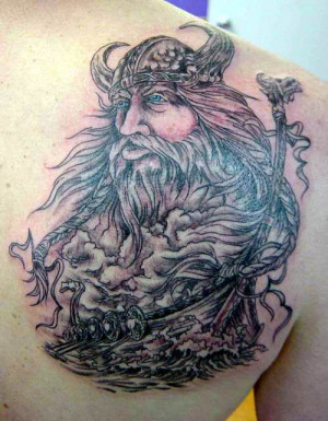 Viking Boat Tattoo picture