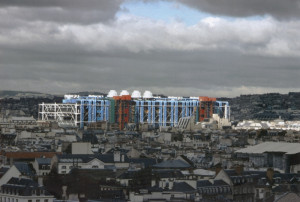 Beaubourg Centre Georges Pompidou Vue De Loin picture