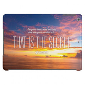 Inspirational and motivational quotes iPad air case