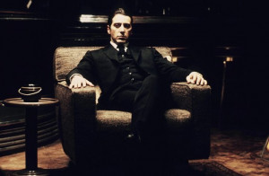 Michael Corleone ascends to the throne of power