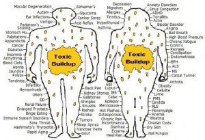 Toxic buildup is to be blamed for most diseases and their symptoms.