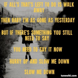 Sara Evans ~ Slow Me Down