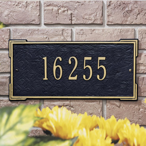 ... Products 1021 Personalized One Line Standard Roanoke Address Plaque