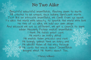 Snowflake Quotes And Poems