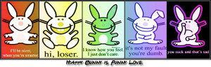 happy bunny quotes list