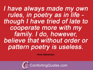 Quotes And Sayings From Anne Stevenson