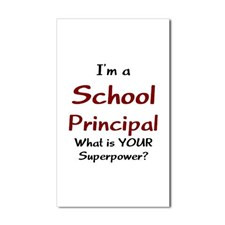 school principal Sticker (Rectangle) for