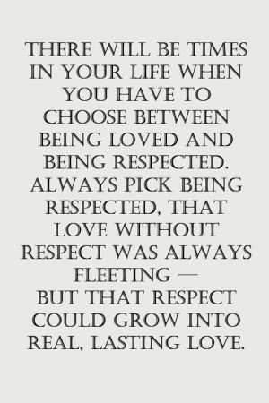 Love And Respect