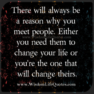 destined to meet all kinds of people in our life everyday who we meet ...