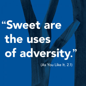 Sweet Are The Uses Of Adversity.