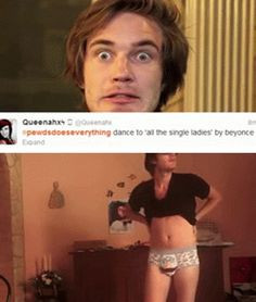 PewDiePie being pewdipie :P
