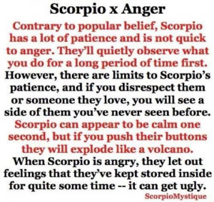 Scorpio explains me a lot. Don't get on my bad side it will get ugly.