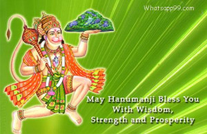 Wisdom and strength on hanuman jayanti | whatsapp99.com