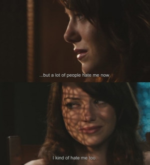 easy a, emma stone, quote, text