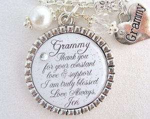 GRANDMOTHER of the BRIDE Grandmother of the Groom Gift Inspirational ...