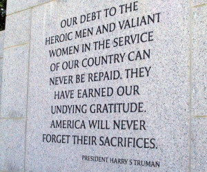 World War II Memorial - Washington DC - Harry S. Truman