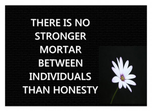 The Mortar of Honesty - Quote Attribution: Aliant Coaching Services ...