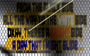 Yellow Brick Road - Eminem Song Lyric Quote in Text Image