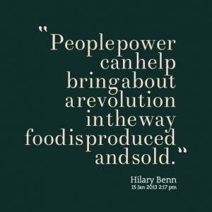 Quotes Picture: people power can help bring about a revolution in the ...