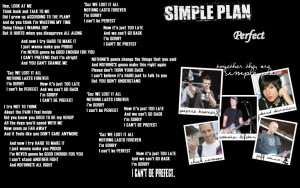 Simple Plan - Perfect background Image