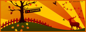 love Autumn Facebook Cover