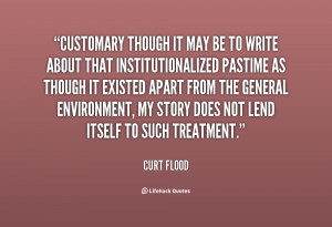 Curt Flood Quotes