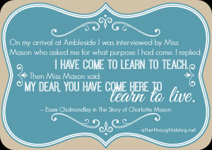 Learning how to Live