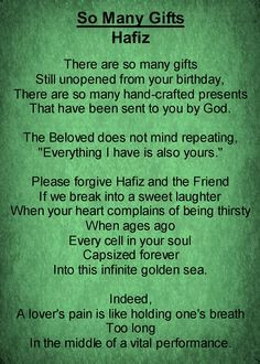 hafiz the sufi poet more quotes gift quotations inspiration art ...
