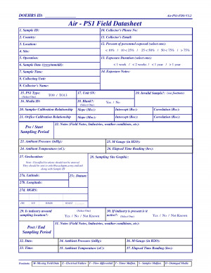 blank personal information form