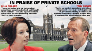 Private schools hard done by, says Abbott
