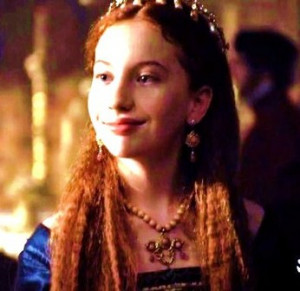 as Princess Elizabeth Tudor