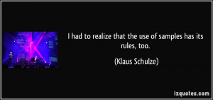 More Klaus Schulze Quotes
