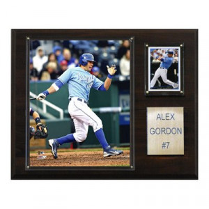 ... 1215ALEXGOR Alex Gordon Kansas City Royals MLB Player Plaque