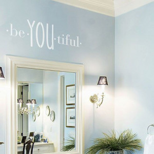 Cutting Edge Stencils - BeYOUtiful Wall Quote Stencil