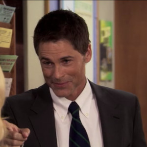 Chris Traeger literally loves almost every second of every day.