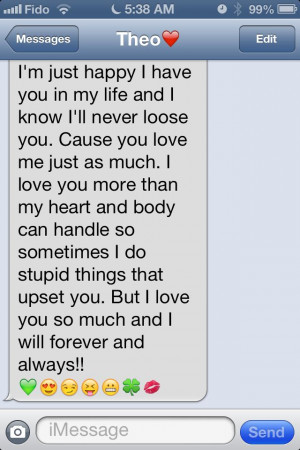 Last one again so long sometimes it's crazy how much he really cares ...