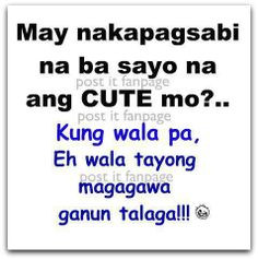 funny tagalog quotes | Image credit to Post it fanpage on facebook ...