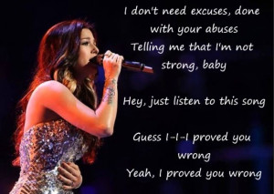 Proved You Wrong- Cassadee Pope