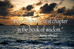 Thomas Jefferson Quote – Honesty | Image Quotes