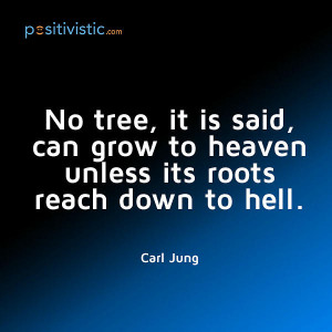 ... bad: carl jung tree heaven roots hell metaphor good bad balance wisdom