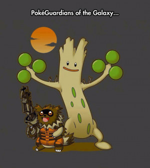 If Rocket And Groot Were Pokemons