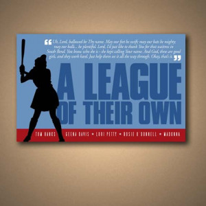 League Of Their Own Movie Quote Poster by ManCaveSportsSigns, $16.00